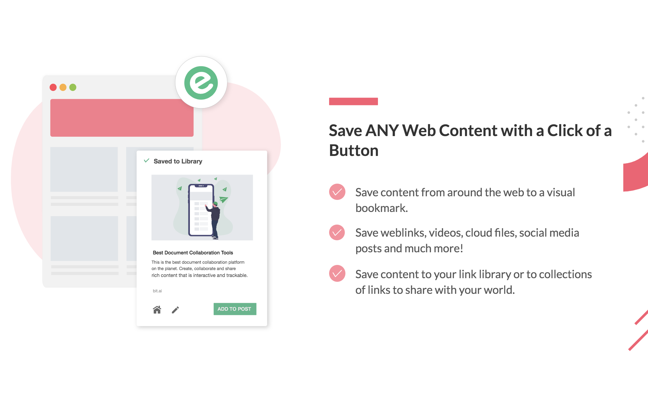 Best Chrome Extension for Bookmarks Elink.io Chrome Extension